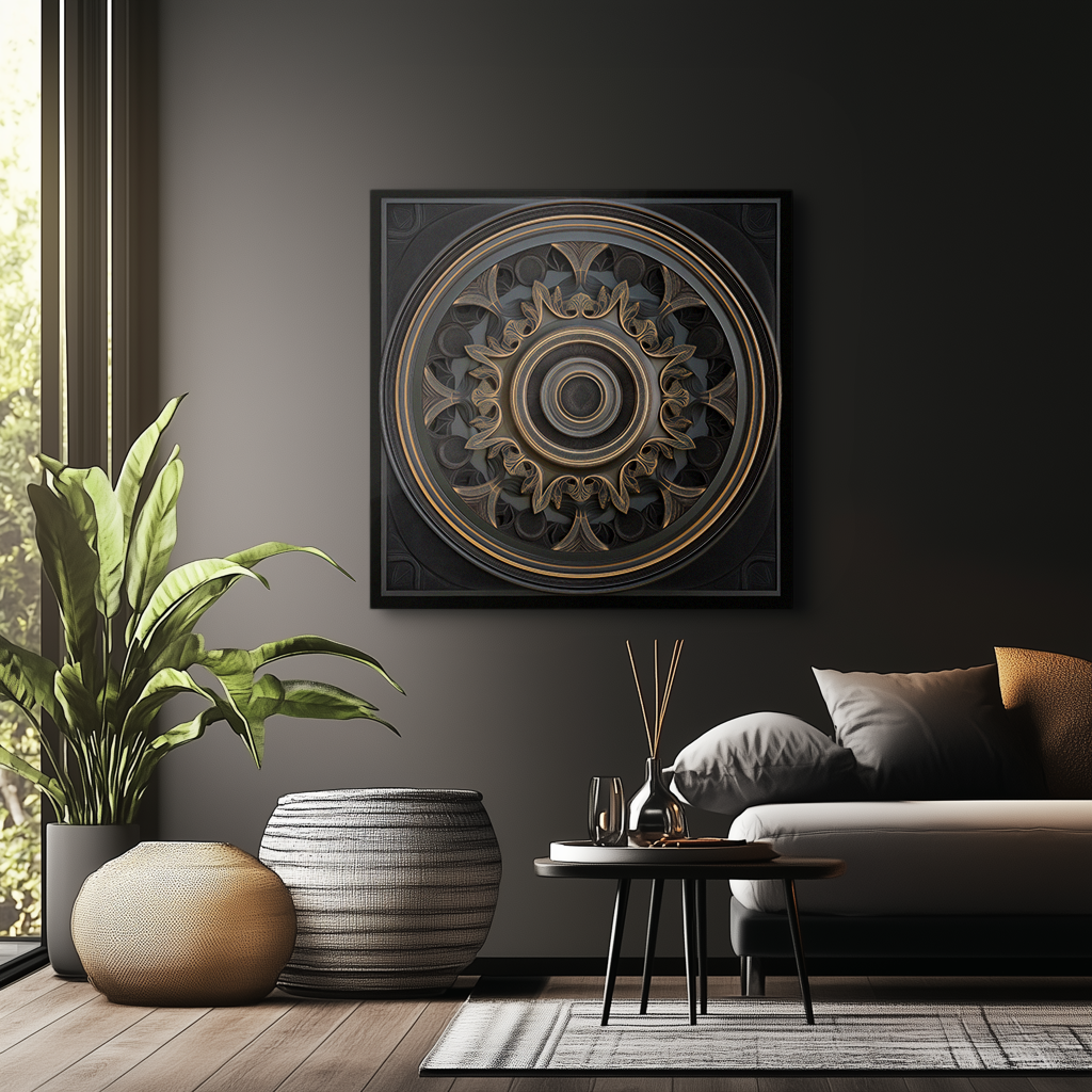 Mandala Médiéval - toile