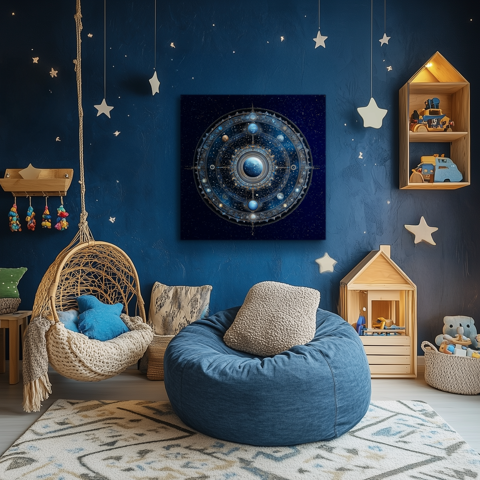 Mandala Univers jeunesse - toile