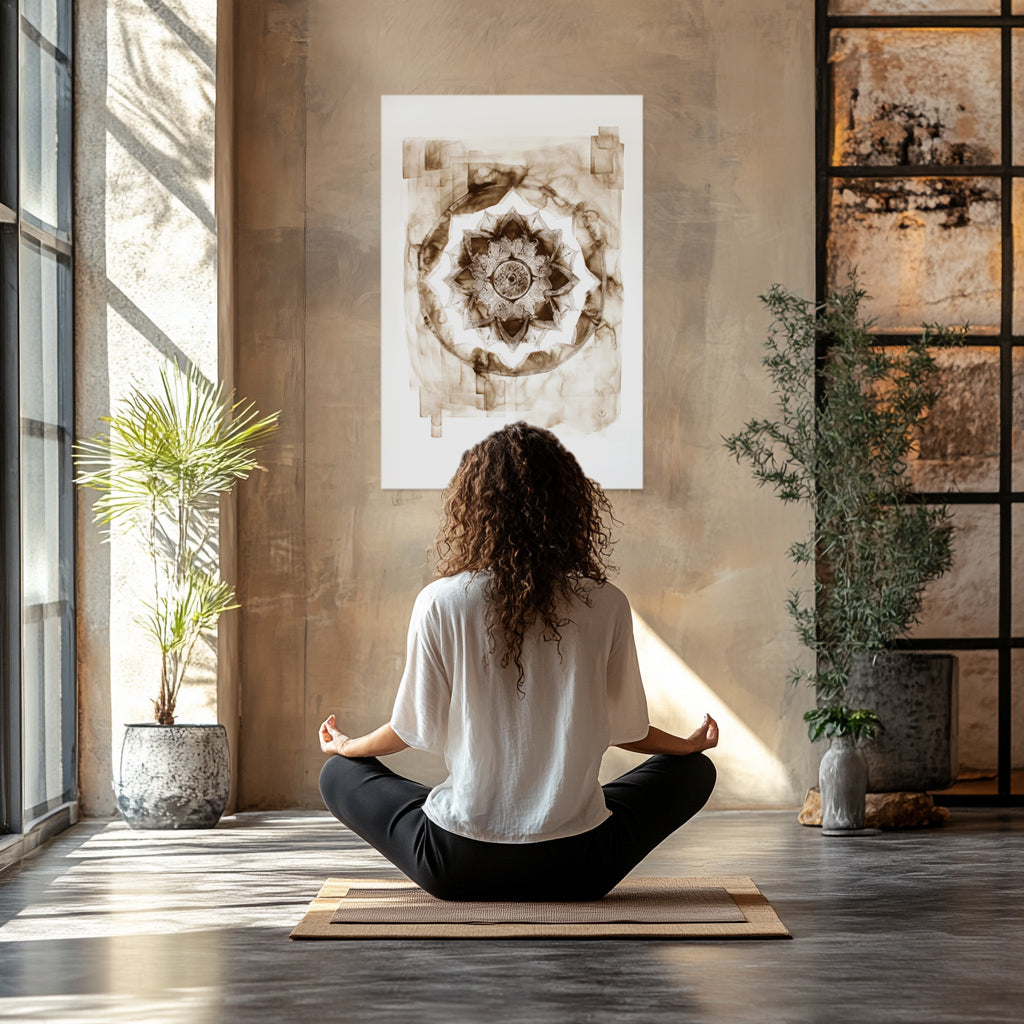 Mandala décoratif - Affiche