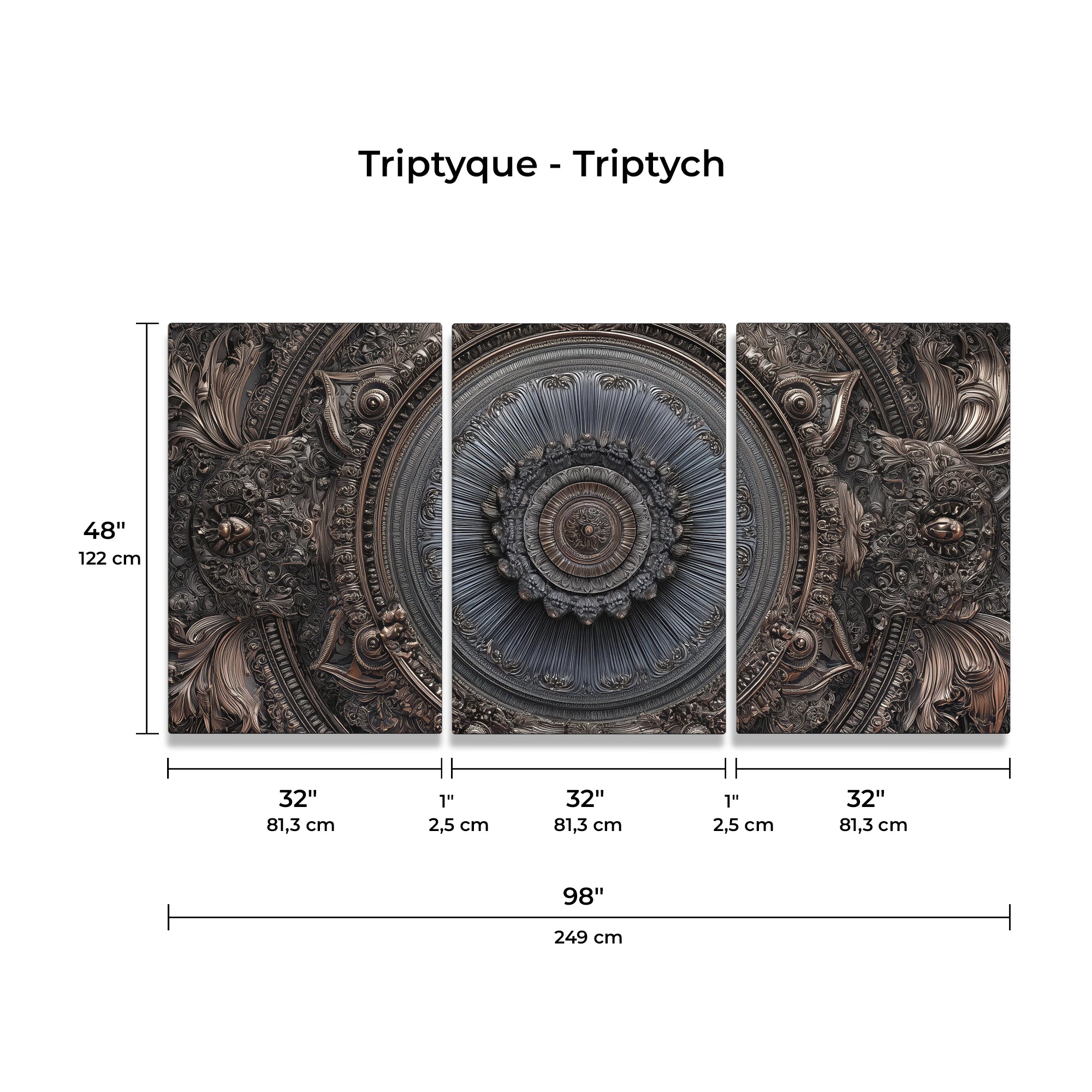 Medieval Mandala – The Alliance of Iron and Spirit (Complete Triptych)